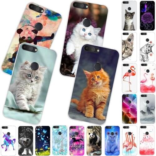 Phone Case for Alcatel 1 S 2019 Soft Silicone Case Cute Cat Panda Animal Case Pattern For Alcatel 1 S 5024D Phone Back Cover 5.5