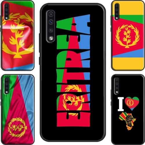Eritrea Flag Case For Samsung A51 A71 A70 A50 A40 A10 A20e A21S Galaxy S20 Plus S10 S9 Note 20 Ultra