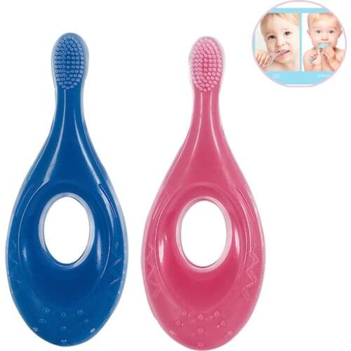 Baby Creative Kids Soft Silicone Training Toothbrush Children Dental Oral Care Tooth Brush Tool Boy and Girl tooth brush items