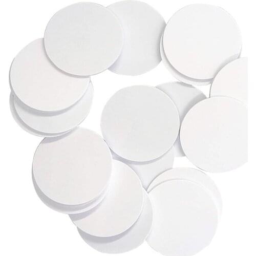 For NTAG215 NTAG 215 25mm NFC Stickers Work with All NFC Phone Device PVC Tags Waterproof 504 Bytes Chip Sticker(Pack of 20)