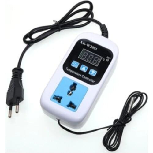 VKS-W2001 Electronic Temperature Control Socket Thermostat Control Fully Automatic Switch Adjustable Digital Display