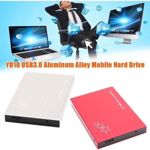YD10 USB3.0 to SATA HDD Enclosure Compact High Performance Storage Computer Aluminum Alloy Hark Disk DQ-Drop