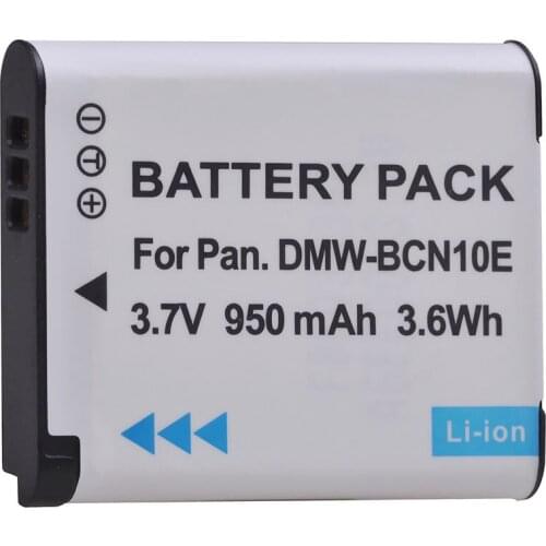 Durapro 1PC 950mAH DMW-BCN10 DMW BCN10 DMW-BCN10E Li-ion Camera Batteria for Panasonic Lumix DMC-LF1 Lumix LF1 LF1K LF1W Cameras