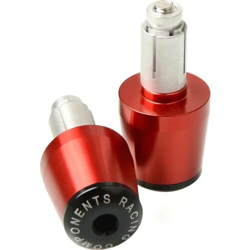 Motorcycle CNC 22MM Handlebar Grips Handle Bar Cap End Plugs For Kawasaki ZX6R ZX-6R ZX 6R ZX636R ZX6RR 2000 2001 2002 2003 2004