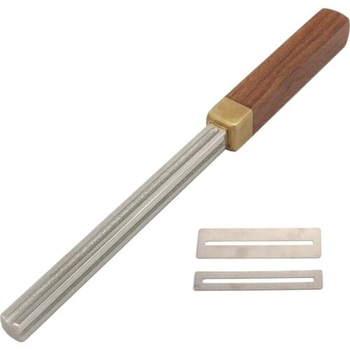 Guitar Fret Crowning File, Fret Repairing Tools, with 4 Sizes Design for Guitars,Ukuleles,Banjo,Mandolin,Bass U7EF