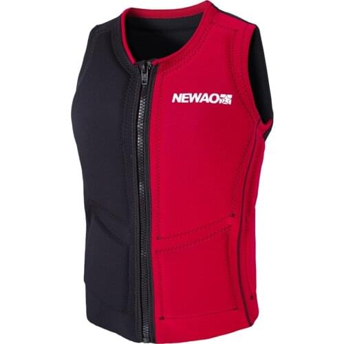 Neoprene Life Jacket Vest Adult Water Skiing Sailing Anticollision Snorkeling Life Vests for Swimming Surfing Kayak Fishing Boat