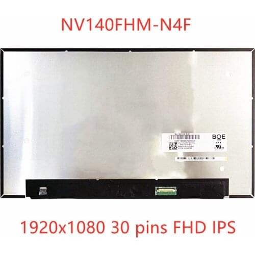 14.0'' IPS Panel LCD Screen FHD Display Matrix Replacement NV140FHM-N4F N47 1920x1080 30 pins