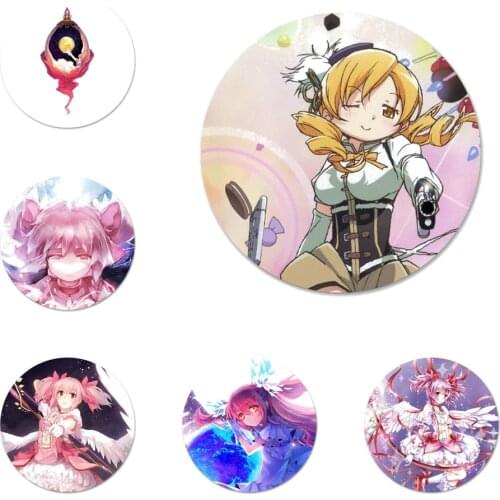 Puella Magi Madoka Magica Anime Icons Pins Badge Decoration Brooches Metal Badges For Backpack Decoration