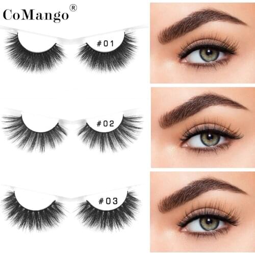 Wholesale Mink Eyelashes Bulk 10/20/100/200pcs Natural False Eye Lashes Fluffy Wispy Faux 3d Lashes Fake Eyelash Long Soft