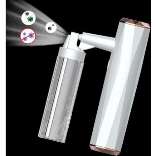 Handheld Electric Disinfectant Sanitizer Fog Machine Spray Gun, White