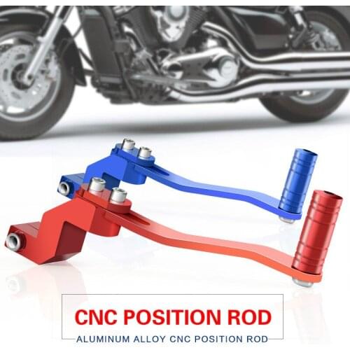 Motorcycle Parts Good Moto Off-road Vehicle Modified Aluminum Alloy Shift Lever High Quality 4 Color 2 Style CNC Position Rod