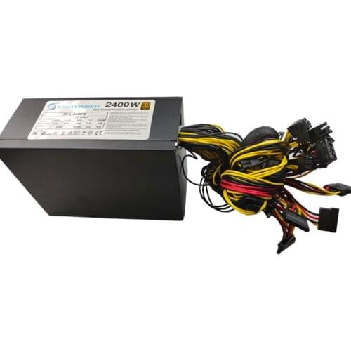 T.F.SKYWINDINTL 2000W ATX Gold Mining Power Supply SATA IDE 8 GPU for ETH BTC Ethereum 2000w ATX PSU For Mining Machine MAX2400W