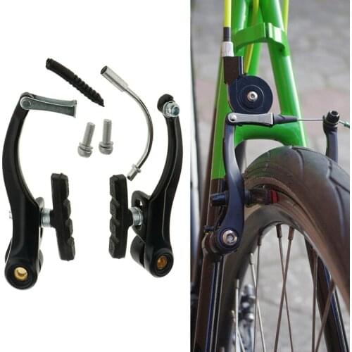 Bicycle V Brakes Aluminum Alloy Mountain Bike V Brake Front Rear Caliper Tool Parts Set Folding Road and Mountain Bicycle Bikes