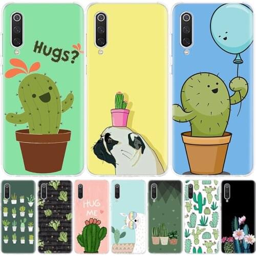Cactus Vintage Flower Silicon Phone Case For Xiaomi Redmi Note 10 9 8 9S 8T 7 6 5 6A 7A 8A 9A 9C Pro Customized Cover Coque