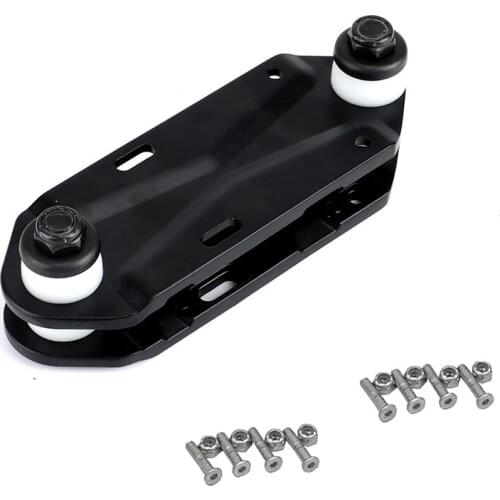 Waterborne Rail Adapter Surfskate Truck Fits Any Board - Carve & Cruise Like a Surfboard,Rail Adapter,Black