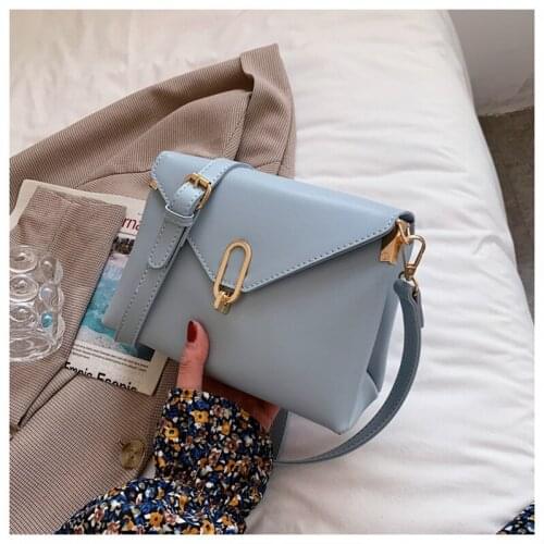 PU Leather Purses and Handbags for Women 2021 Designer Luxury Girls Female Shoppers New Solid Color Joker Messenger bags Wallets