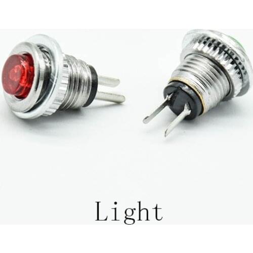 5pcs 2pin micro button Switch 8MM 0.5A 250V AC Reset Button Round Switch DS-101