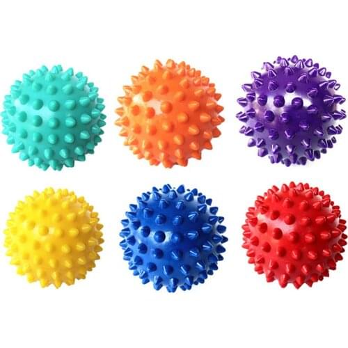 6.5CM Foot Stepping Soles Massage Fitness Roller Cervical Vertebra Rehab Plantar Fasciitis Muscle Soreness Spiky Massager Ball