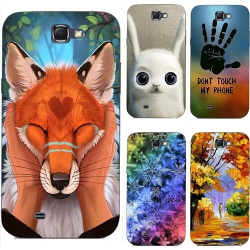 Case for Samsung Galaxy Note 2 N7100 Note2 Silicone Soft TPU Back Cover For Samsung Galaxy Note 2 N7108 N7109 N719 Printed Bags