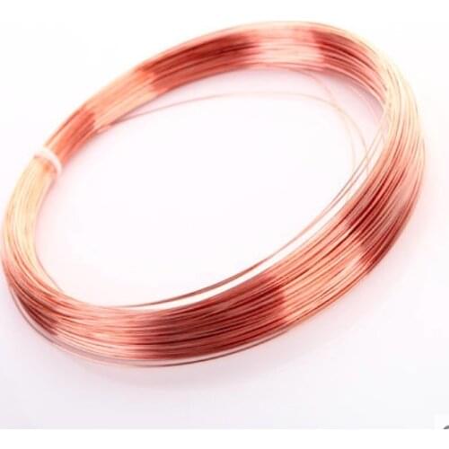 20meters/lot Diameter:0.2mm Copper Wire Red Conductive Copper Wire