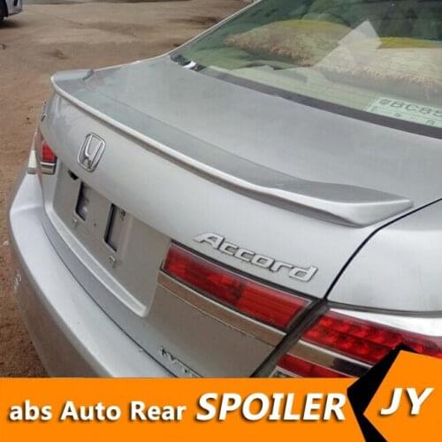 For HONDA Accord Spoiler 2008-2013 Accord spoiler ZSK High Quality ABS Material Car Rear Wing Primer Color Rear Spoiler