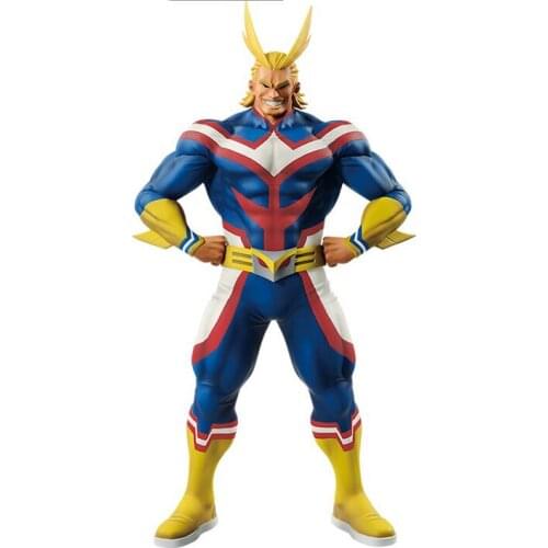 Bandai My Hero Academia All Might Action Figure Model Toy Movie & TV Unisex PVC Anime Figurine Peripherals Finished Goods
