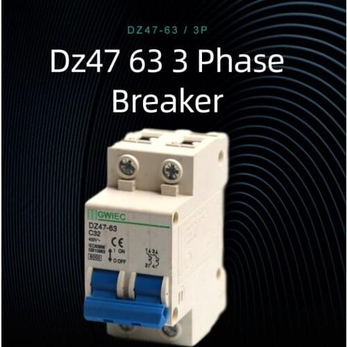 GWIEC Excellent Performance Cheap Price 3 Pole Miniature MCB Circuit Breaker