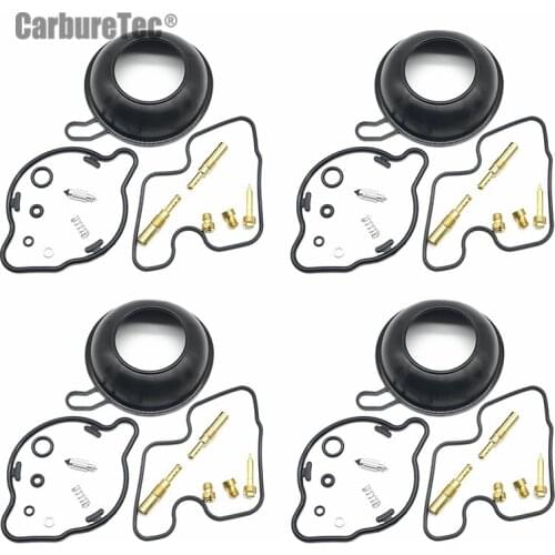 For HODNA CBR600F4 1999 2000 CBR 600 F4 Carburetor Repair Kit Carb Chamber Gasket Float Valve Needle Diaphragm O-ring 4 Sets