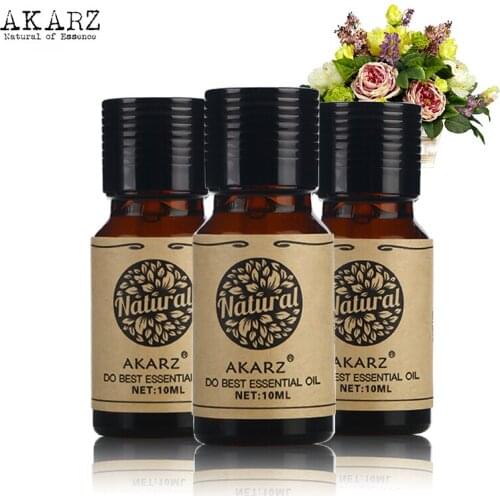 AKARZ Lemon grass Violet Grapefruit essential oil sets Top Brand For Skin Body Care Aromatherapy Massage Spa 10ml*3