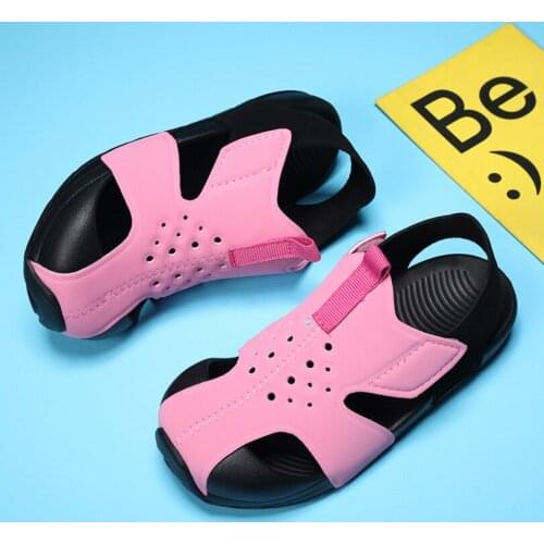 New Listing 2021 Summer New Non-slip Beach Shoes Open Childrens Sandals Wild Boys Student Childrens Shoes