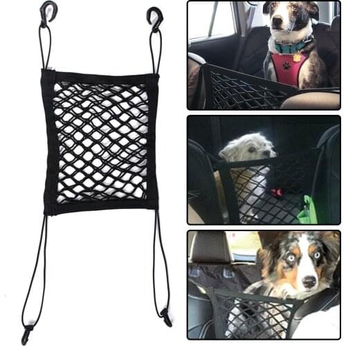 Pet Barrier Safety Net Universal Heavy Duty Portable Car Front Seat Dog Barrier for Cars Trucks Vehicles