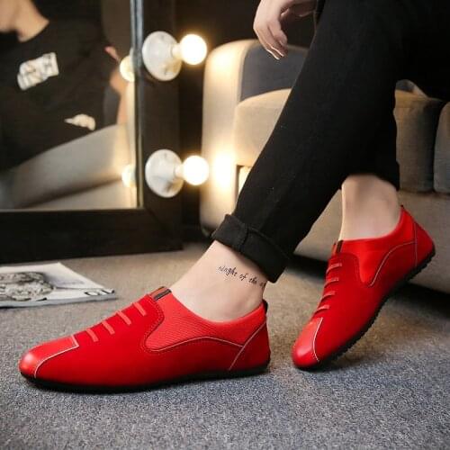 Mesh Breathable Sports Shoes Mens Shoes Cover Feet Non-slip Comfortable Soft Casual Shoes Peas Shoes