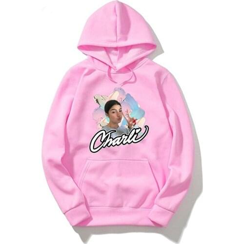 Charli Damelio Pinrted Oversized Hoodies Sweatshirts Women/men Clothes Cotton Long Sleeve Streetwear Hip Hop Hooded Sweatshirt