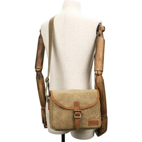 Camera Retro Batik Canvas Vitage Casual Waterproof Shoulder Sling Messenger Bag DSLR Video Travel Carrying Case Men Women Bags