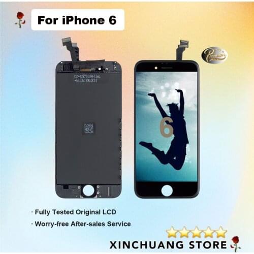 Original Quality LCD For iPhone 6 Screen 4.7 Inch Full Display Assembly Replacement With Touch No Dead Pixel With Tools