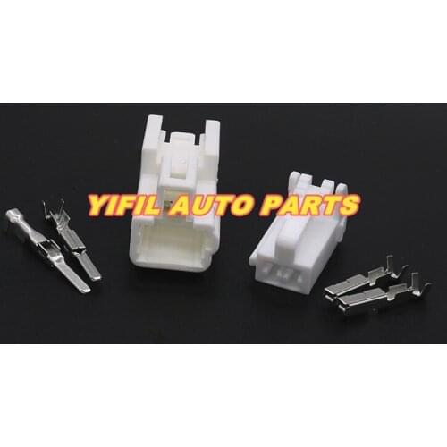 10pcs/lot 2 Pin PA66 Female Male Auto Wire Harness Connector Auto Light ABS Sensor Connector