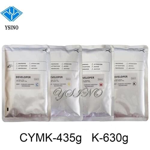 100% New Japan Excellent Quality DV613 Developer Compatible For Konica Minolta Bizhub C450 C451 C550 C650 C452 C552 C652