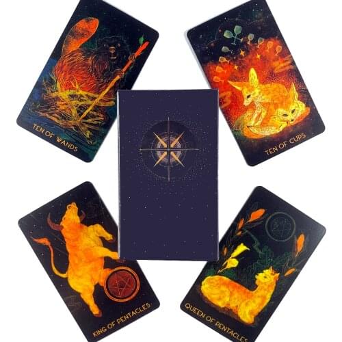 78 Sheets Per Box Tarot Deck Leisure Party Table Game High Quality Fortune-telling Prophecy Oracle Cards With Guide Book