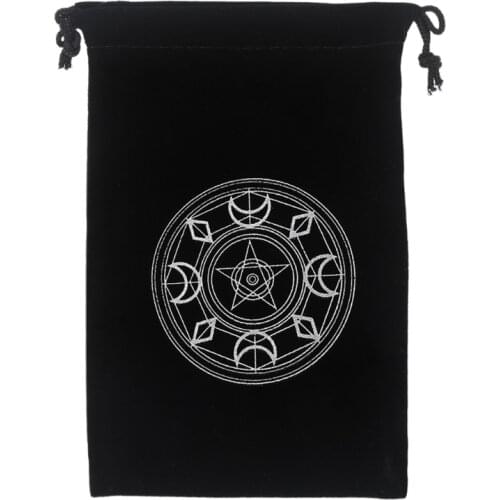 Velvet Bag Tarots Cards Storage Bag Board Game Divination Dice Drawstring Bag