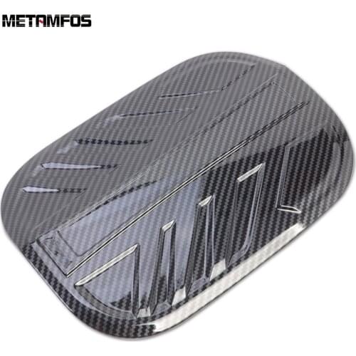 For Hyundai Santa Fe 2019 2020 Carbon Fiber Gas Fuel Oil Filler Tank Cover Trim Decoration Exterior Accessories Car Styling