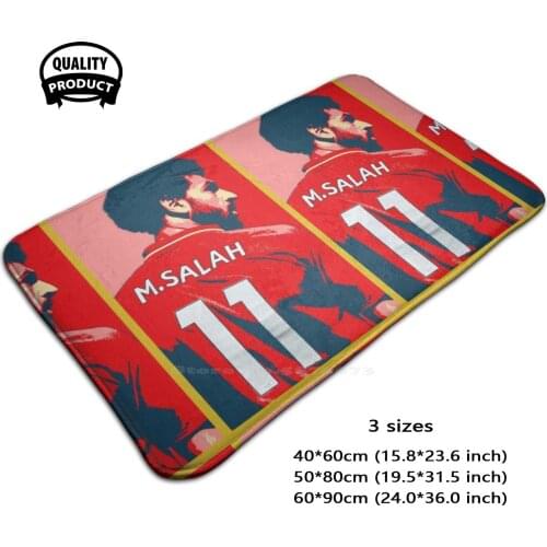 Mo Salah Artwork 3 Sizes Home Rug Room Carpet Salah Football Mo Salah Soccer Anfield Ynwa Firmino Mo Mohamed Mane League Coyr