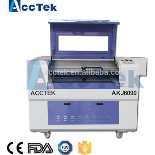AKJ6090 co2 laser engraving machine price, cheap laser cutting machine AKJ6090 CO2 laser equipment jewelry laser engraver