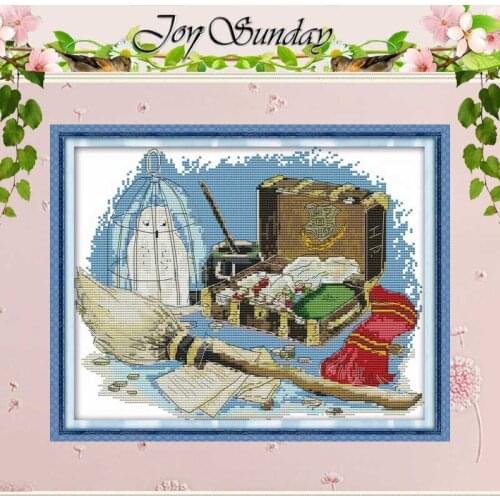 Magic box counted Cross Stitch 11CT 14CT Cross Stitch Set Wholesale DIY Cartoon Cross-stitch Kit Embroidery Needlework