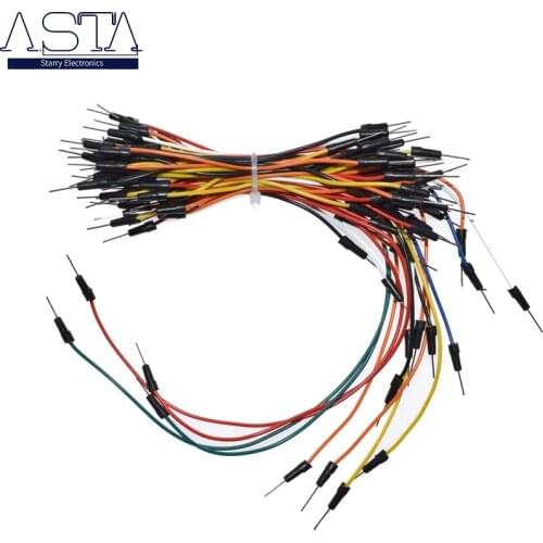 Smart Electronic DIY kit 65PCS Jump Wire Cable Male to Male Flexible Jumper Wires for Arduino Breadboard wire DIY