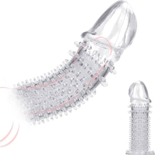OLO Penis Rings Penis Sleeve G-spot Stimulation Cock Ring Delayed Ejaculation Reusable Condom Sex Toys For Men Enlargement