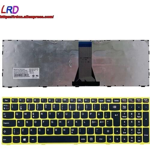 NDC Nordic Keyboard for Lenovo E50 E51 B70 B71 Z50 Z51 B50 G51 G50 -70 -45 -80 -30 -75 300 -15ISK -17ISK 500 -15ACZ 5N20J15230