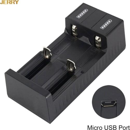 Dual Slots USB Batteries Charger Protection IC Universal Battery Charger For 18650 Li-ion (no battery) 3.7V Rechargeable 2 Slots