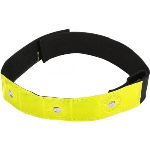 Cycling LED armband bright durable illuminating band 2 modes continuous illumination flashing armband night cycling safety band
