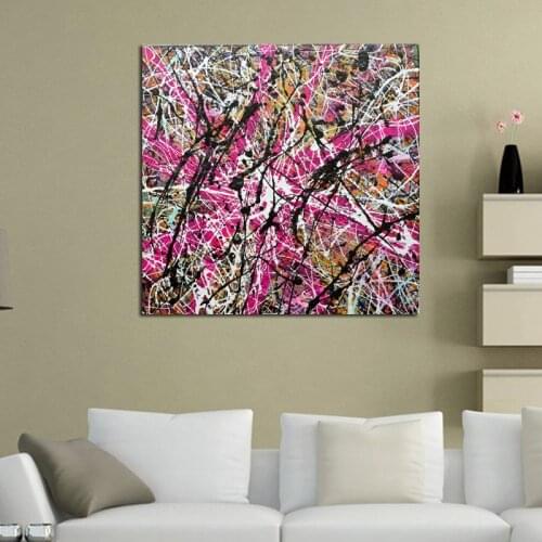 Famous Paintings Jackson Pollock Canvas Painting Print Living Room Home Decoration Modern Wall Art Oil Painting Posters Pictures