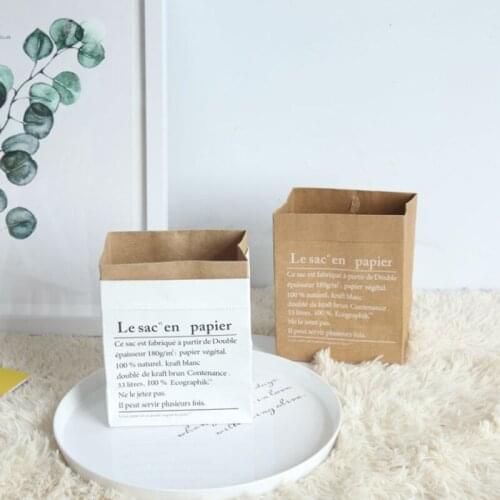 1pc Europe Style Multi Kraft Paper Plant vase Desktop Flower pot Decorative